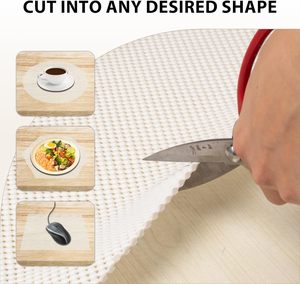 Tappetino Antiscivolo per Mensole, <span class=keywords><strong>Tappeto</strong></span> con Forte Presa per Tovaglie e Pavimenti in Legno, Offre Protezione e Ammortizzazione - Product Image 4