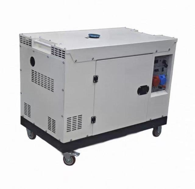 Silent Generator Set Single Phase DC 110V/220V/380V 50/60Hz Enclosed Soundproof Home Construction Emergency Backup