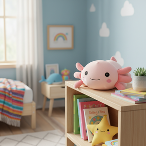 Peluche di Axolotl Rosa da 13 Pollici, Regalo Decorativo con Stampa Digitale Moderna, Multiuso, Prodotto in Cina NYFY-1271, Spedizione Gratuita - Product Image 3