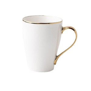 Taza de Cerámica Personalizada con Borde Dorado, Color Sólido, Regalo Empresarial, Taza Publicitaria con Asa Individual, Diseño Creativo - Product Image 3