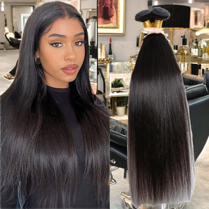 Expédition immédiate, vente en gros directe usine, cheveux brésiliens 100% naturels, qualité Remy, lisses ou ondulés, 10 à 30 pouces, double trame, toutes couleurs - Product Image 5