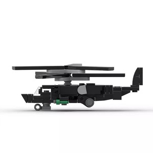 Ensemble de modèles d'avions à assembler soi-même en blocs de construction Moc Diy <span class=keywords><strong>Puzzle</strong></span> KA-50 - Product Image 3