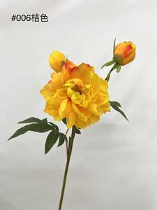 Vente en gros bouquet de fleurs de mariée <span class=keywords><strong>buisson</strong></span> de pivoines en soie pour la décoration de mariage - Product Image 5