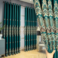 Rideaux en polyester brodés épais en forme de cœur, nouveau modèle 2026, style villa européenne, translucides, isolants thermiquement, pour salon