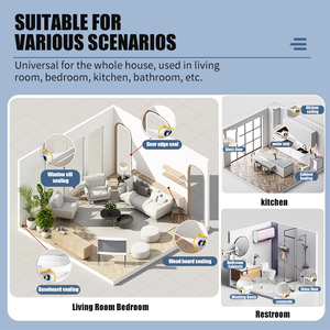 Toptan ISO9001 Sertifikalı Silikon Mastik Su Geçirmez Siyah/Beyaz/Gri Asetik Asit İnşaat Paketleme Ahşap İşleri için - Product Image 3