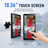Sistema de Espejo Lateral Digital con IA de 10.36 Pulgadas, Kit de Cámara Retrovisora Electrónica 1080P con Detección de Punto Ciego para Camiones, Autobuses y Vehículos Comerciales