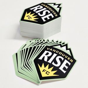Etiquetas Adhesivas de Vinilo PVC Grueso y Duradero con Logotipo Troquelado, Impresión UV Resistente a los Rayos UV, Acabado Brillante/Mate, para Publicidad de Marcas Comerciales - Product Image 6