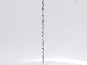 Twisted Rope Gloss White Pt950 Flexible Wristlet With Braided Segments For Weekend Females Light <b>Stack</b> Platinum Wrist Ornament - Product Image 3