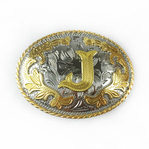 Venta al por mayor logotipo personalizado de moda hebilla de cinturón de aleación de zinc Vintage Western Cowboy Cowgirl hebilla de cinturón de metal - Product Image 3