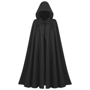 Disfraz de Halloween Medieval para Hombre y Mujer, Capa con Capucha de Estilo Gótico Vintage, Capa de <span class=keywords><strong>Vampiro</strong></span>, Diablo, Mago, Túnica Vikinga, Disfraz de Cosplay para Fiesta - Product Image 4