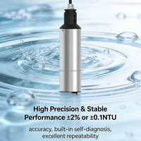 PROBEST Turbidimeter Portabel IP68 PMI800-TU 0.1-4000 NTU Penganalisis Kekeruhan Kualitas Air Akurasi Tinggi