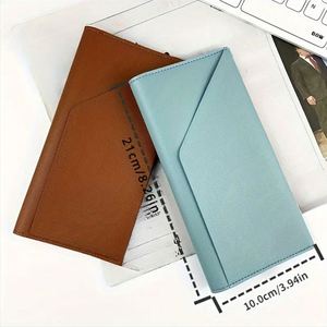 Funda Minimalista para Pasaporte de Cuero PU, Cartera Moderna para Documentos de Viaje, para Pasaporte, Tarjeta de Embarque y Boleto - Product Image 4
