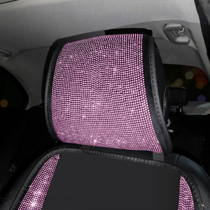 Conjunto Completo <span class=keywords><strong>de</strong></span> Cojín con Diamantes <span class=keywords><strong>de</strong></span> Imitación, Almohada Lumbar con Pajarita <span class=keywords><strong>de</strong></span> Brillo Rosa, Funda <span class=keywords><strong>para</strong></span> Asiento <span class=keywords><strong>de</strong></span> Coche <span class=keywords><strong>para</strong></span> <span class=keywords><strong>Mujer</strong></span> - Product Image 4