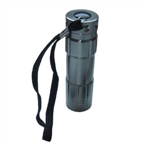 Mini Metal Camping Torch LED Flashlight with Lanyard