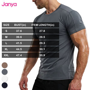 Maglietta Sportiva Estiva Janya, Top Sportivo Vuoto, Abbigliamento da Palestra, Maglia Sportiva a Maniche Corte, T-shirt da Uomo Girocollo per Allenamento e Fitness - Product Image 2