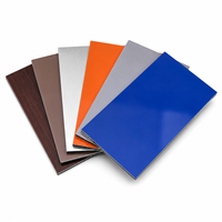Panneaux composites en aluminium personnalisables pour revêtement mural extérieur, mobilier de bâtiment, finitions imprimées brossées, panneaux muraux extérieurs
