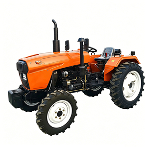 Tracteur agricole 40 CV 4x4 diesel compact à boîte de vitesses à roues CE pour mini-exploitation agricole - Product Image 2
