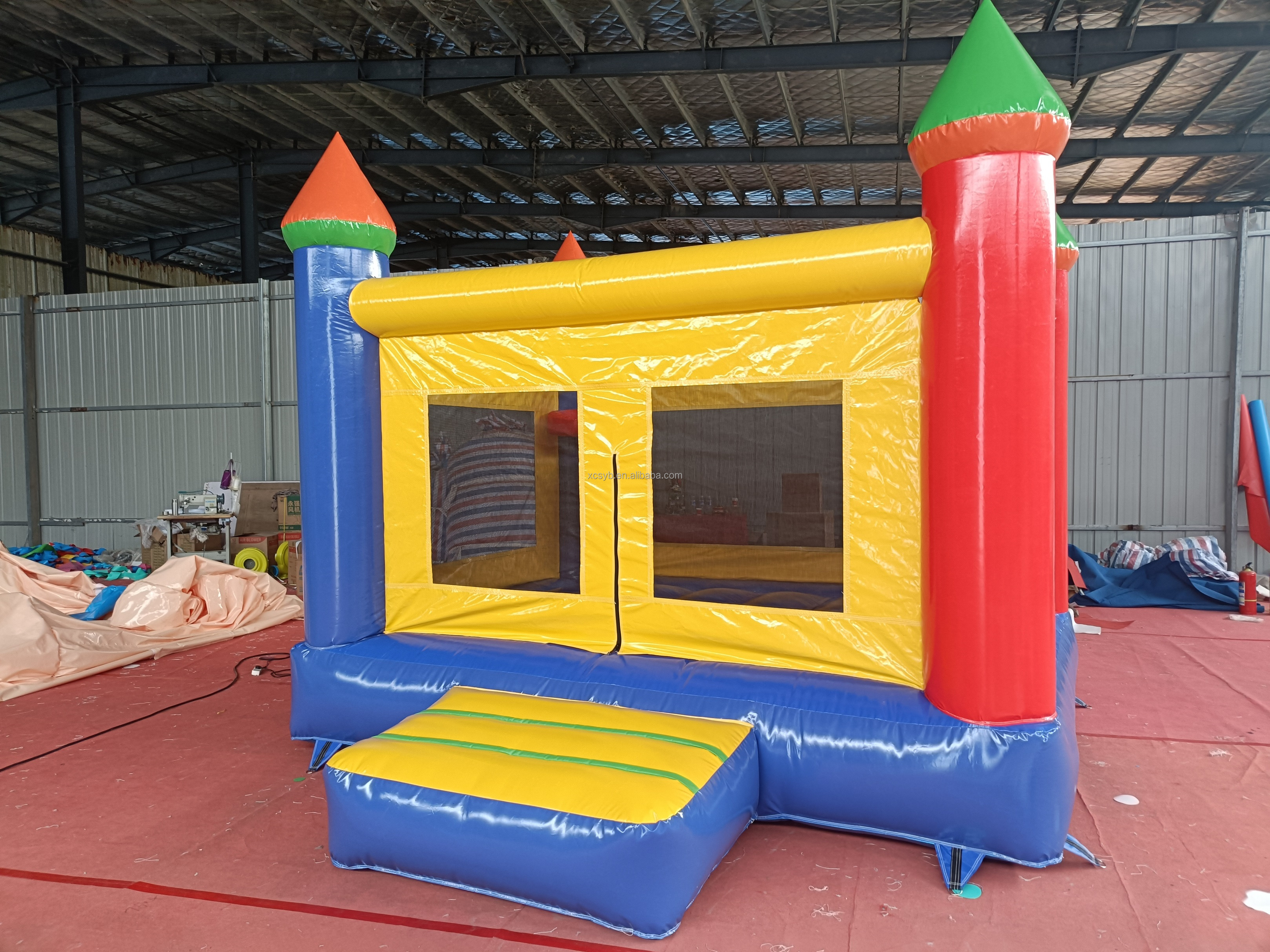 Castillo hinchable de PVC de 3*3m y 0.55mm