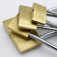 Longue manille bagages de voyage valise porte serrure de sécurité 3 clés cadenas en laiton Durable un verrou de protection cassable