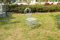 Chaises Chiavari en résine PC transparente, style Phénix, modernes, pour mariages, banquets, événements, fêtes et restaurants - Vente en gros