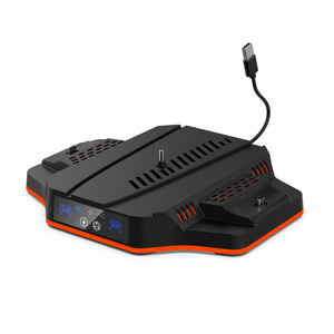 แผ่นระบายความร้อนแบบบาง Ps5พร้อมตัวควบคุมไฟ RGB ชาร์จแท่นชาร์จ TP5 3583 - Product Image 3