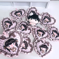 Porte-clés en peluche en gros d'usine, porte-clés en peluche en forme de cœur, jouet pendentif en peluche, porte-clés de voiture, cadeau d'anniversaire pour enfants