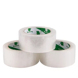 Wholesale Bopp Package Tape Jumbo Rolls Packing Clear White Self Adhesive Strong Sticky Clean Transparent Tape