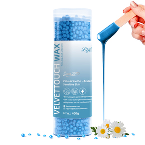 Lifestance แว็กซ์ถั่ว400g สำหรับผู้หญิงผู้ชาย, ขวด PP สำหรับกำจัดขนบริเวณใบหน้าและขา - Product Image 3