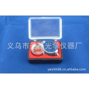 แว่นขยายเครื่องประดับแบบสามเลนส์ 20x 21 มม. ทำจากโลหะทั้งหมด พับได้ ไม่มีไฟ - Product Image 3