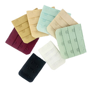 Accessoires de lingerie : Bande de fermeture à crochets et œillets en polyester, rallonges de soutien-gorge, attaches à 3 crochets et 3 rangées, sangles d'extension pour sous-vêtements - Product Image 2