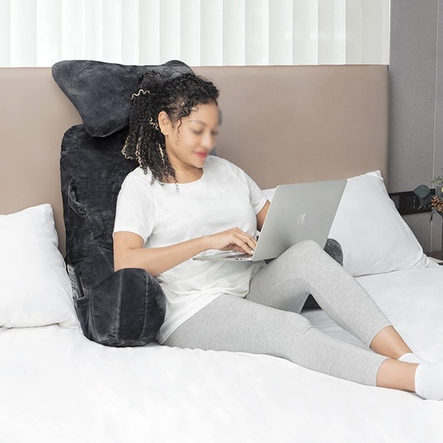 Custom Resting Watching TV Show Stress Relief Ergonomic Armrest Backrest Adult Children Memory Foam Sleeping Reading Bamboo