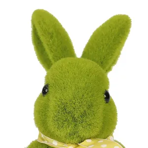 Moda tasarım toptan paskalya festivali tavşan dolması sevimli plastik tavşan