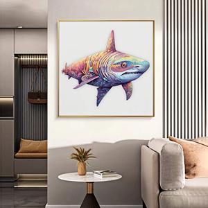 Hamaileon <span class=keywords><strong>3D</strong></span> <span class=keywords><strong>Puzzle</strong></span> Forme Irrégulière Cadeau En Bois DIY <span class=keywords><strong>Puzzle</strong></span> Jeu <span class=keywords><strong>Requin</strong></span> Jigsaw <span class=keywords><strong>Puzzle</strong></span> pour Enfants Adultes - Product Image 6