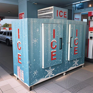 Congélateur vertical à deux portes pour sacs de glace, approvisionnement direct usine, prix compétitif - Product Image 6