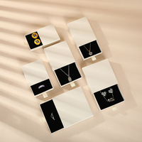 Boîte à bijoux personnalisée en blanc nacré, emballage de luxe pour accessoires, pour bagues, colliers, bracelets