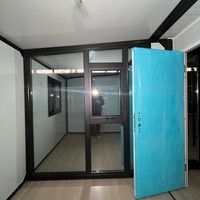 Maisons préfabriquées modulaires extensibles standard avec unité de douche et de toilettes