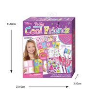Mädchen-Tagesbuch mit schönen Stiften Kinder niedliches Notizbuch Geschenkset Kinder-Zeichenbuch Tagebuch Buch Geschenkset