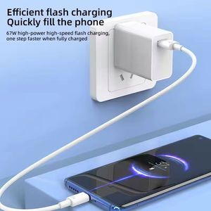 Cargador Rápido de 67W, Adaptador de Cargador USB, Carga Rápida para Teléfono Móvil, Cargador de Pared de 67W para Teléfonos - Product Image 2