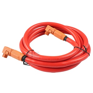 Cable de Alimentación de Alto Voltaje para Almacenamiento de Energía de Baterías EV, 8AWG, Núcleo de Cobre, Conector de Bloqueo en Forma de L Naranja, Conjunto de Cable HV - Product Image 2