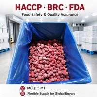 Diepvries aardbeien, geheel ontpit, bulk, diepvriesfruit, aangepaste verpakking voor bakken