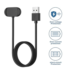 Cable cargador USB para <span class=keywords><strong>Amazfit</strong></span> <span class=keywords><strong>Bip</strong></span> <span class=keywords><strong>3</strong></span> <span class=keywords><strong>3</strong></span> Pro <span class=keywords><strong>GTS</strong></span> 4 Mini GTR 2 GTS2 Mini T-Rex Pro GTR 2E Cable magnético de carga - Product Image 3