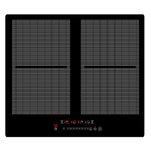 Table de cuisson à <span class=keywords><strong>induction</strong></span> <span class=keywords><strong>blanche</strong></span> 230V 6800W 60cm à conduction intégrée Cocina Electrica avec cuisinière à <span class=keywords><strong>induction</strong></span> à zone flexible - Product Image 1