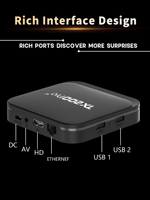 TX200 PRO Smart Android TV Box 4K, Lettore Multimediale Wireless WiFi, Dispositivo di Streaming Quad Core