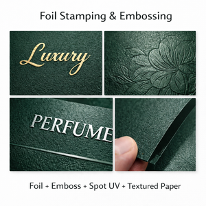 Luxury Custom Perfume Box Flip Top Rigid Box Soft Touch Finish Foam Insert for Gift Packaging Wholesale - Product Image 5