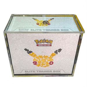 Boîte de rangement de luxe moderne et résistante à l'eau FX Acrylic Elite pour cartes Yu-Gi-Oh! et les boîtes de boosters Pokémon TCG - Product Image 1