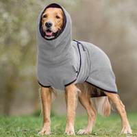 Manteau d'hiver matelassé extra épais pour chien, doublé de polaire avec capuche amovible pour grands chiens, vêtements de neige