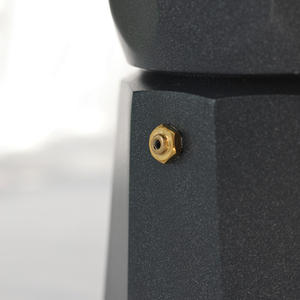 <span class=keywords><strong>Cafetera</strong></span> Moka de Aluminio Negro Mate, Diseño Italiano Clásico Minimalista, Ecológica, para Espresso, con Tapa, Portátil - Product Image 5