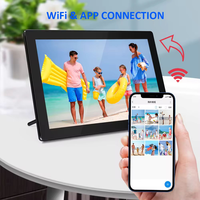 Bingkai Foto Digital HD Mendukung Pemutaran Video 1080P Album Elektronik WiFi dengan Remote Control Layar LCD 7 8 10 12 15.6 Inci