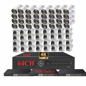 Jianvision 64-Kênh 8MP Trong Nhà/Ngoài Trời <span class=keywords><strong>IP</strong></span> <span class=keywords><strong>Camera</strong></span> Tầm Nhìn Ban Đêm Góc Rộng Âm Thanh Ghi Âm NVR PC Di Động Hệ Thống Giám Sát - Product Image 1