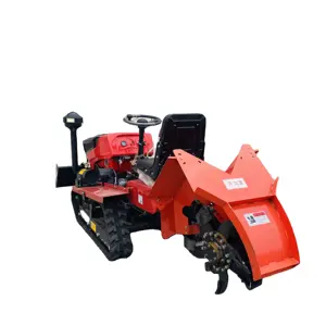 Hot Sale Land maschinen Traktor Crawler Rotary Pinne Grubber Breite 90cm In Italien